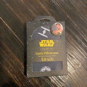 Kitsch Satin Pillowcase - Dark Gray